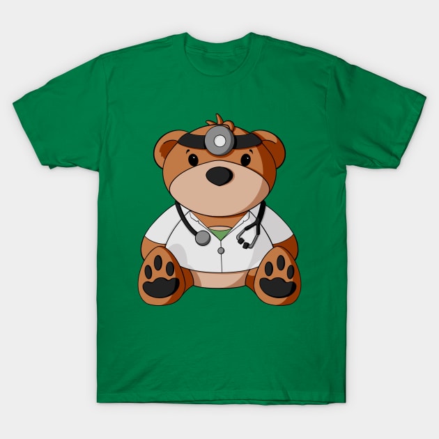 Doctor Teddy Bear T-Shirt by Alisha Ober Designs